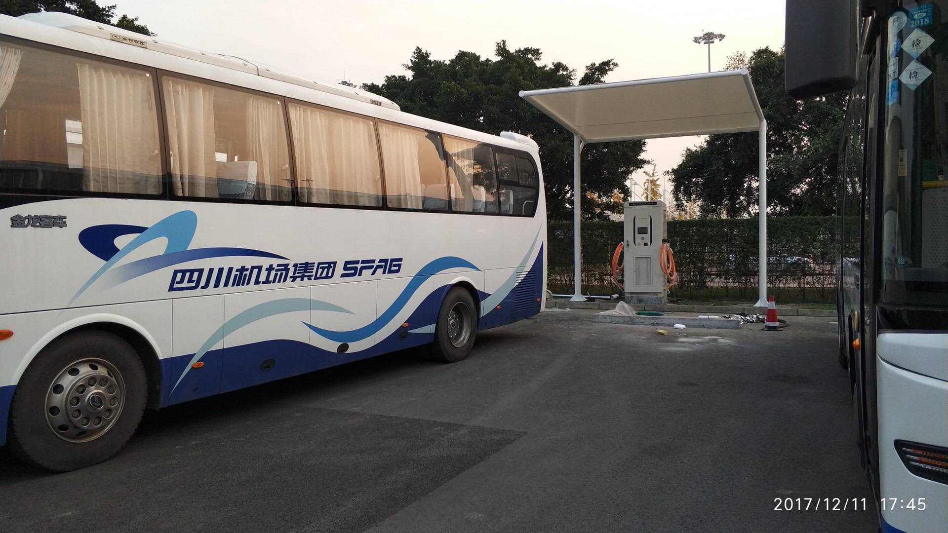 成都雙流機(jī)場大巴停車場